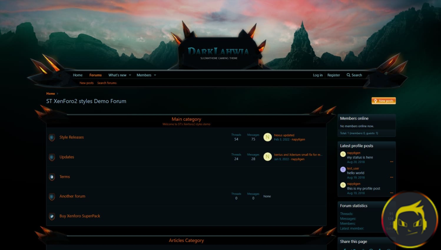 Шаблон Ripped для Xenforo