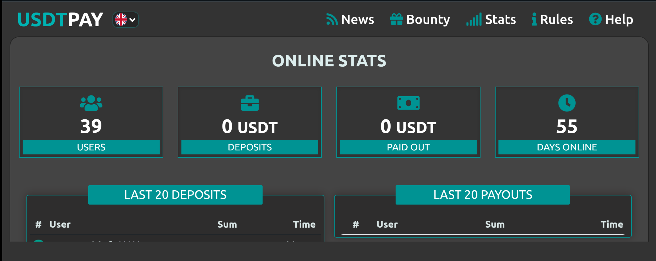 Скрипт майнинга UsdtPay