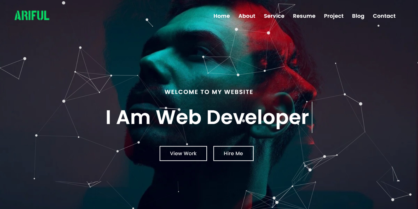Шаблон личного портфолио