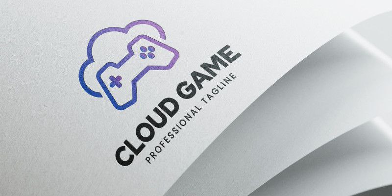 Дизайн логотипа Cloud Game